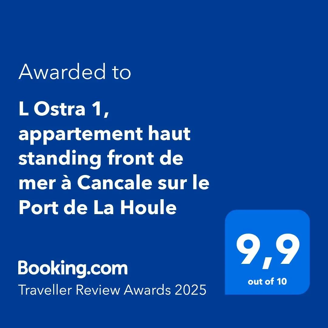 L Ostra 1, Appartement Haut Standing Front De Mer A Cancale Sur Le Port De La Houle